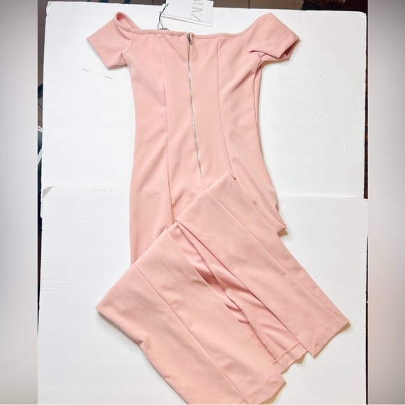 Pale midi Zara dress new with tags - Picture 6 of 8